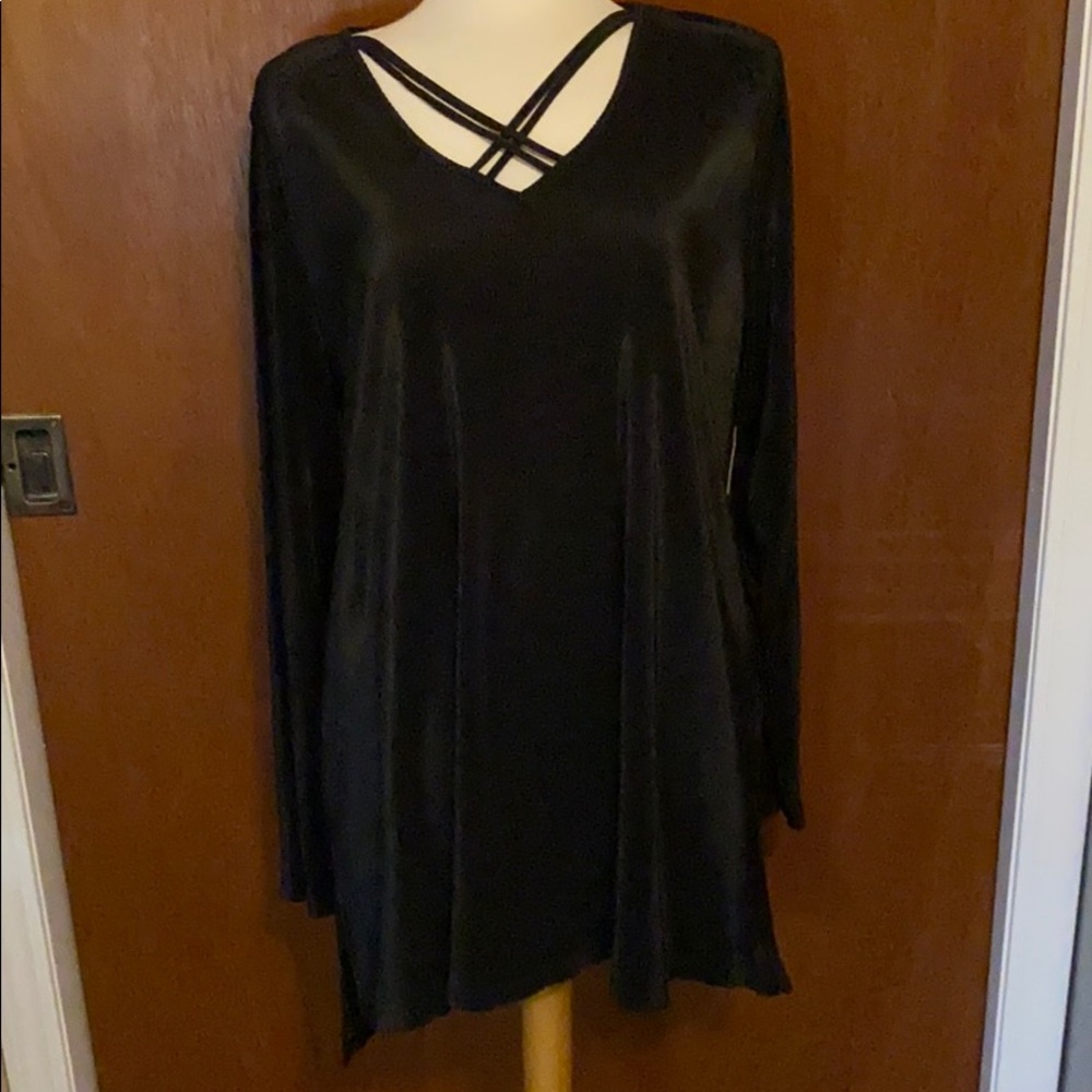 Slinky black tunic